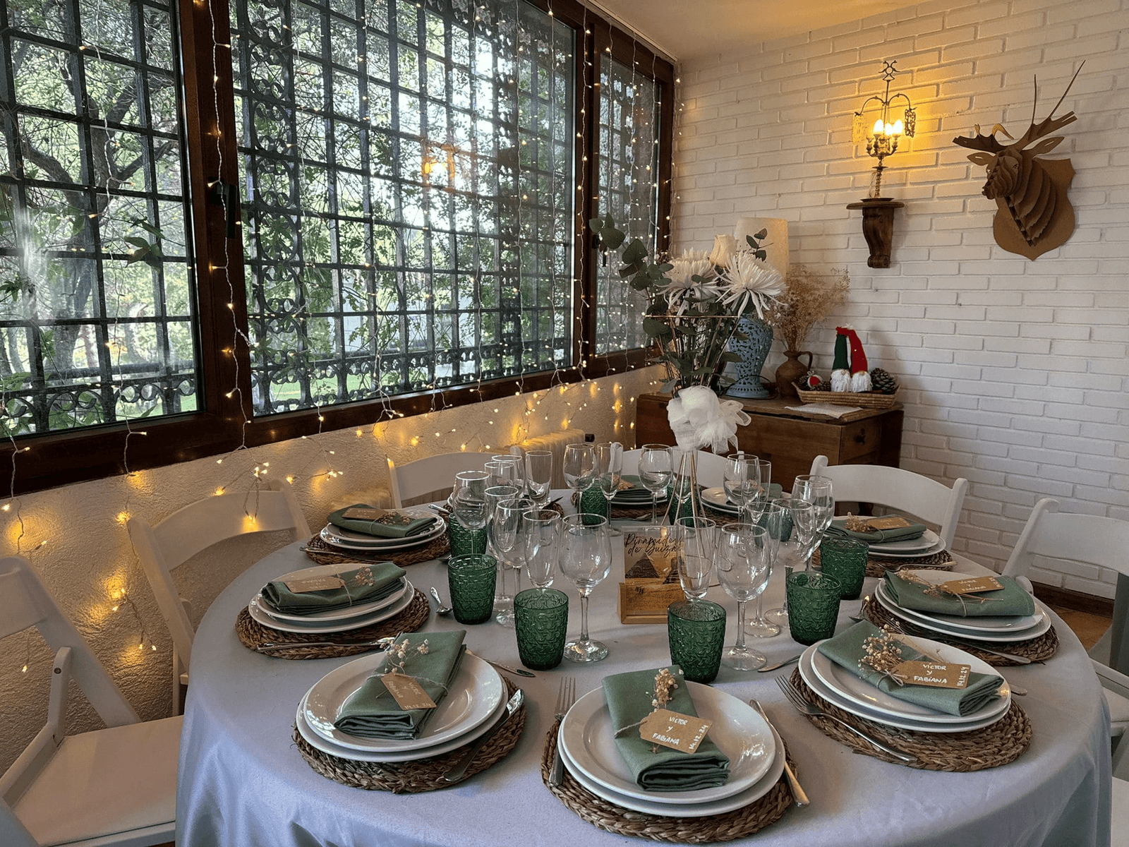 Mantel satén poliéster con servilletas satén algodón/poliéster